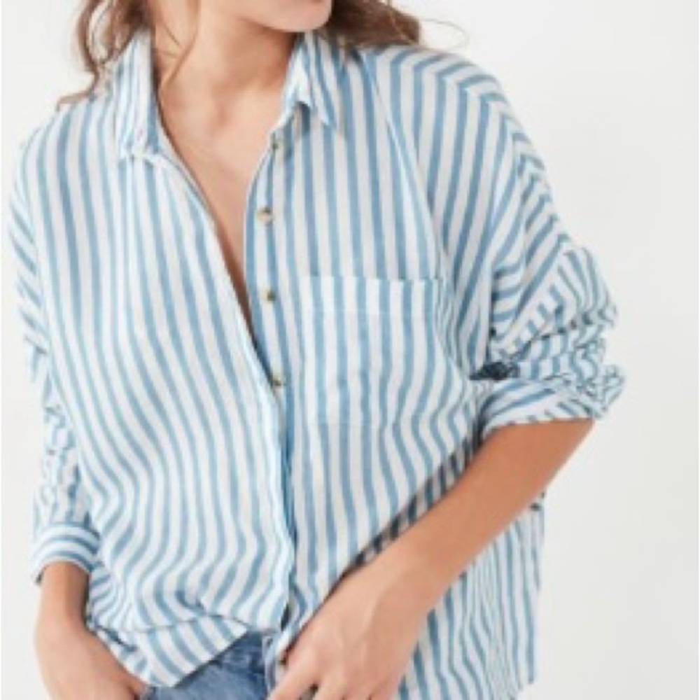 BDG striped button down
